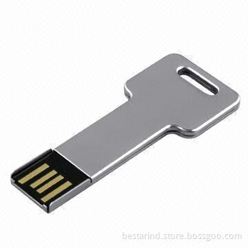Key-shaped USB Flash Drive, Supports Windows Me/98/2000/XP/Mac 9.0